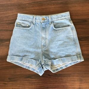American Apparel High Waisted Shorts 29