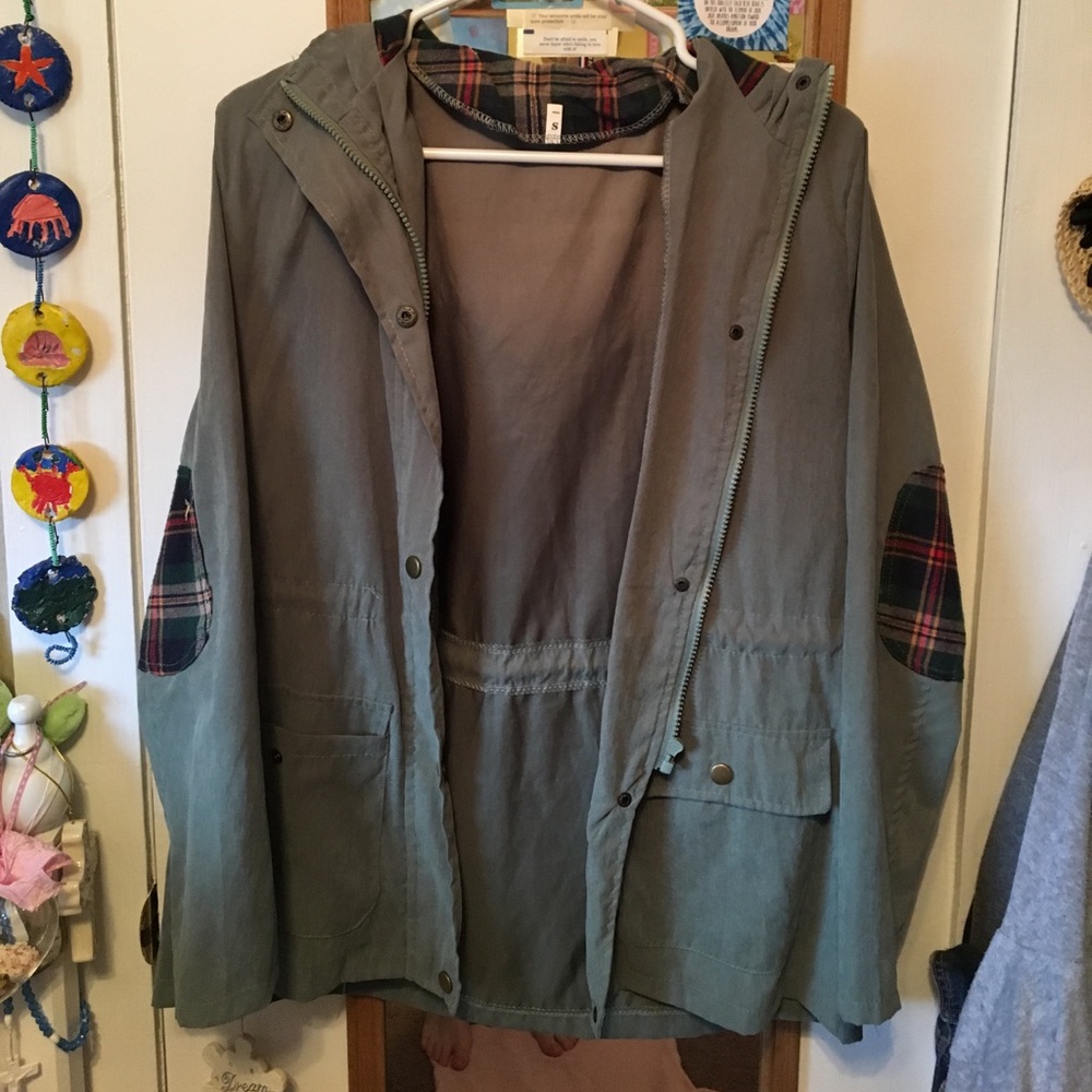 Olive green jacket