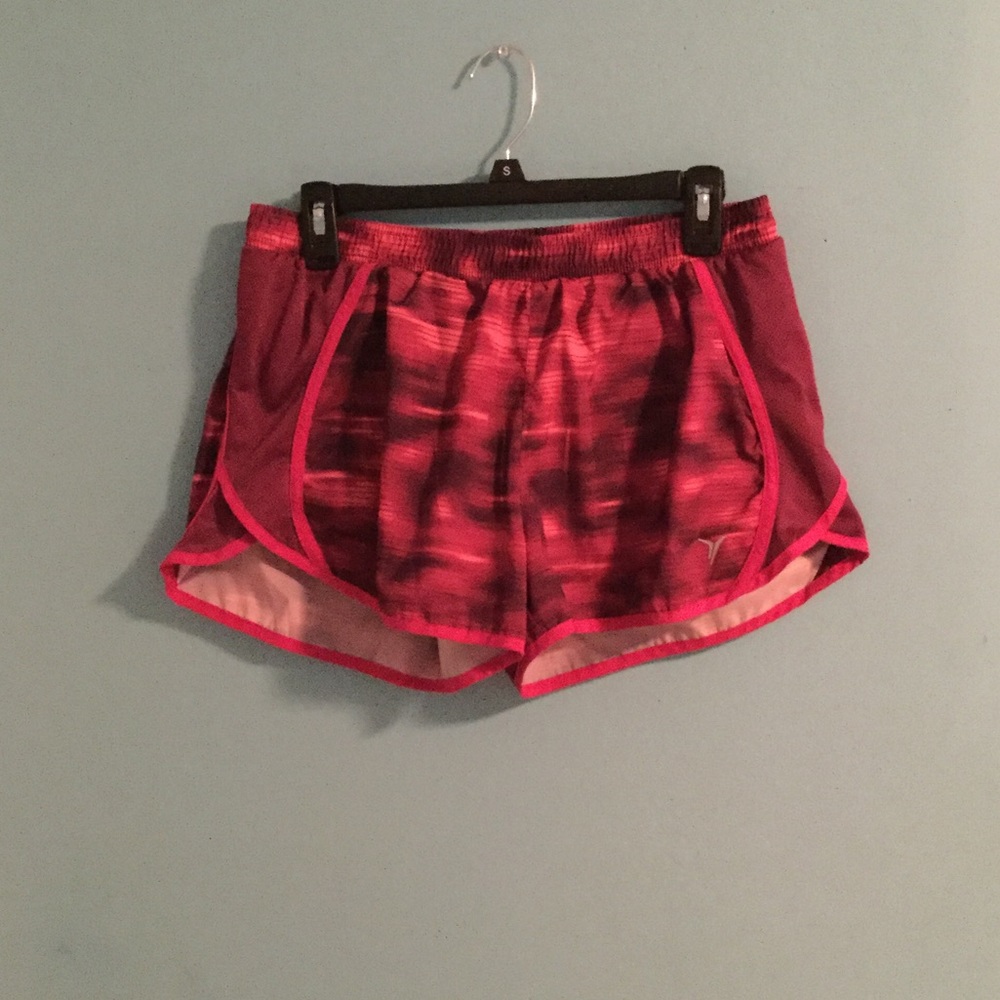 Hot pink sport shorts