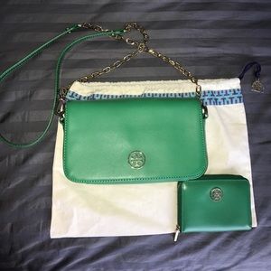 Authentic Tory Burch Crossbody & Coin Purse