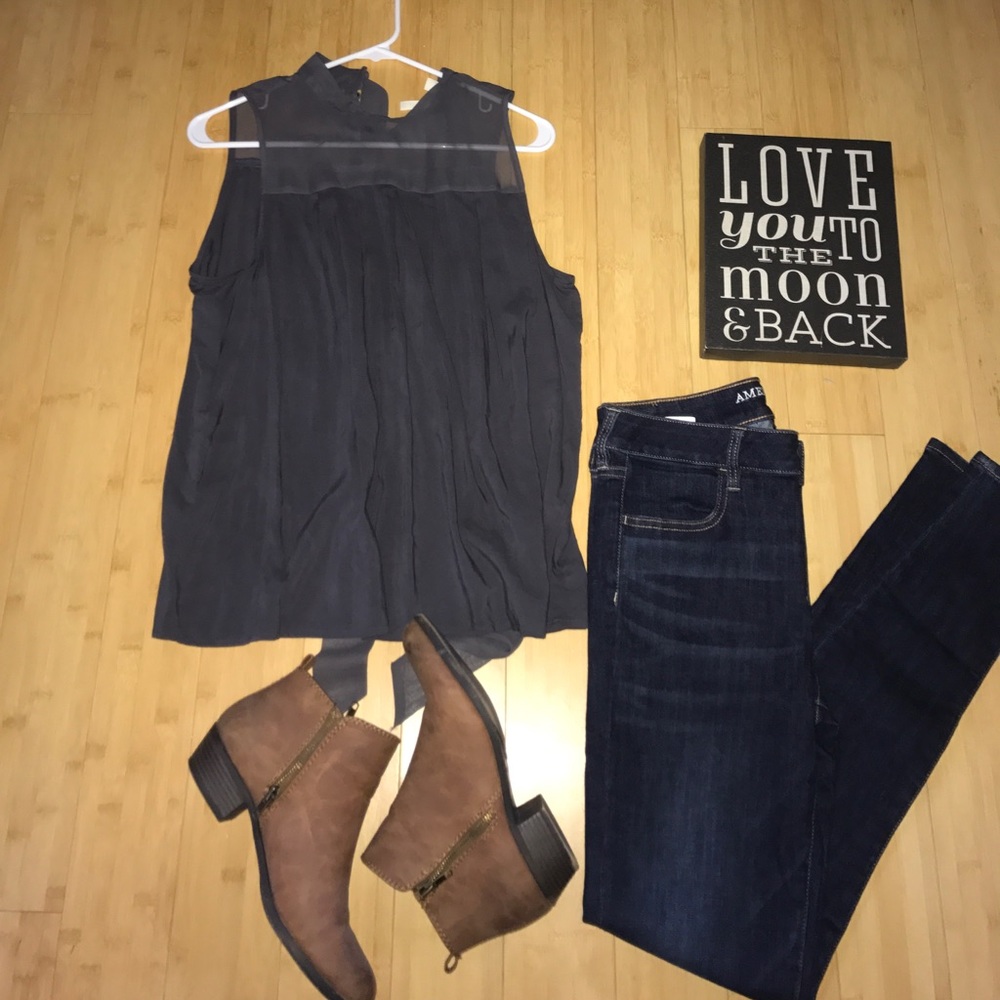 🌸BACK TO SCHOOL🌸Frenchi top with tie back