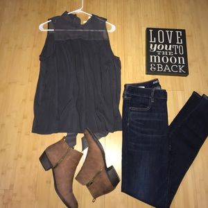 🌸BACK TO SCHOOL🌸Frenchi top with tie back