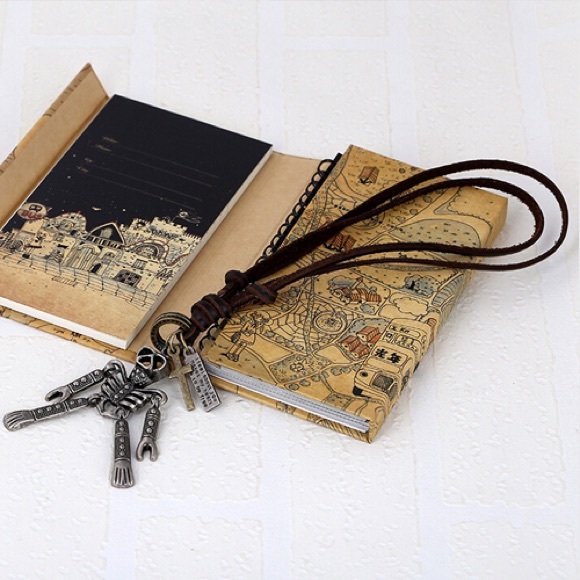 Genuine Leather Cord Necklace Skeleton Pendant - Picture 3 of 4