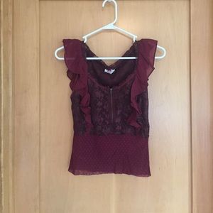 Free People lace top