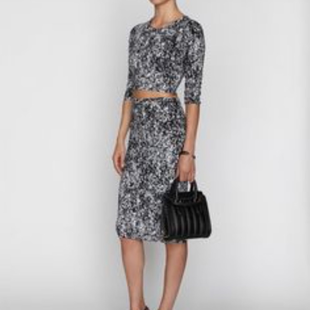 Intermix Nadia Tarr Black Splatter 2 Piece Set