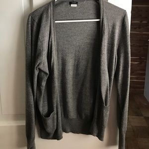 Light weight Wool J crew zip up cardigan