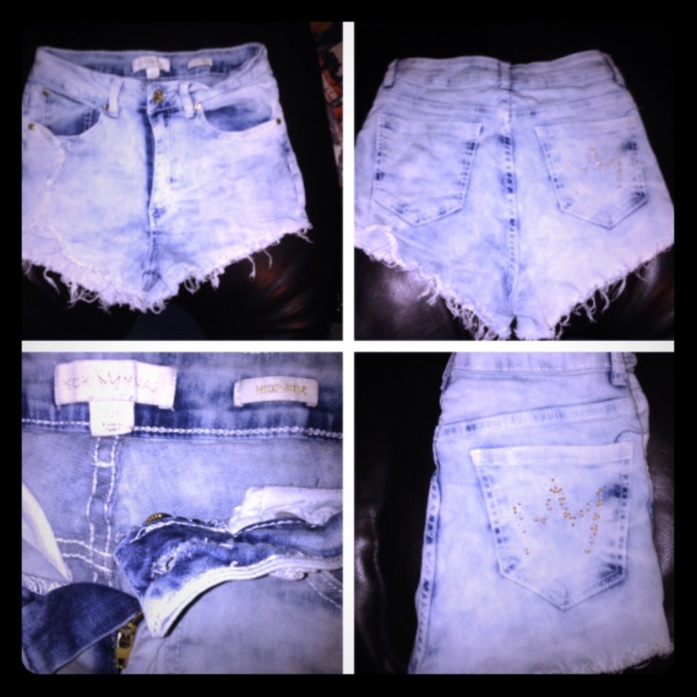 Denim shorts