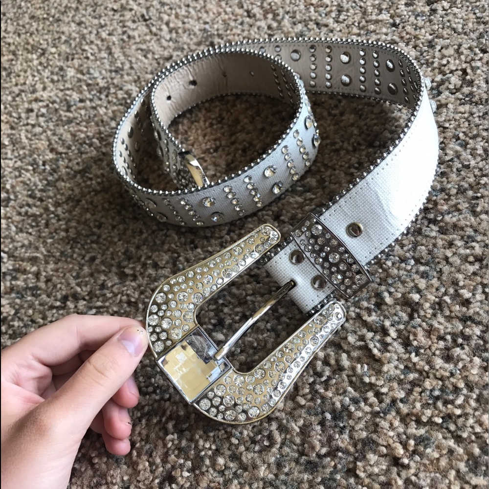 Rhinestone belt