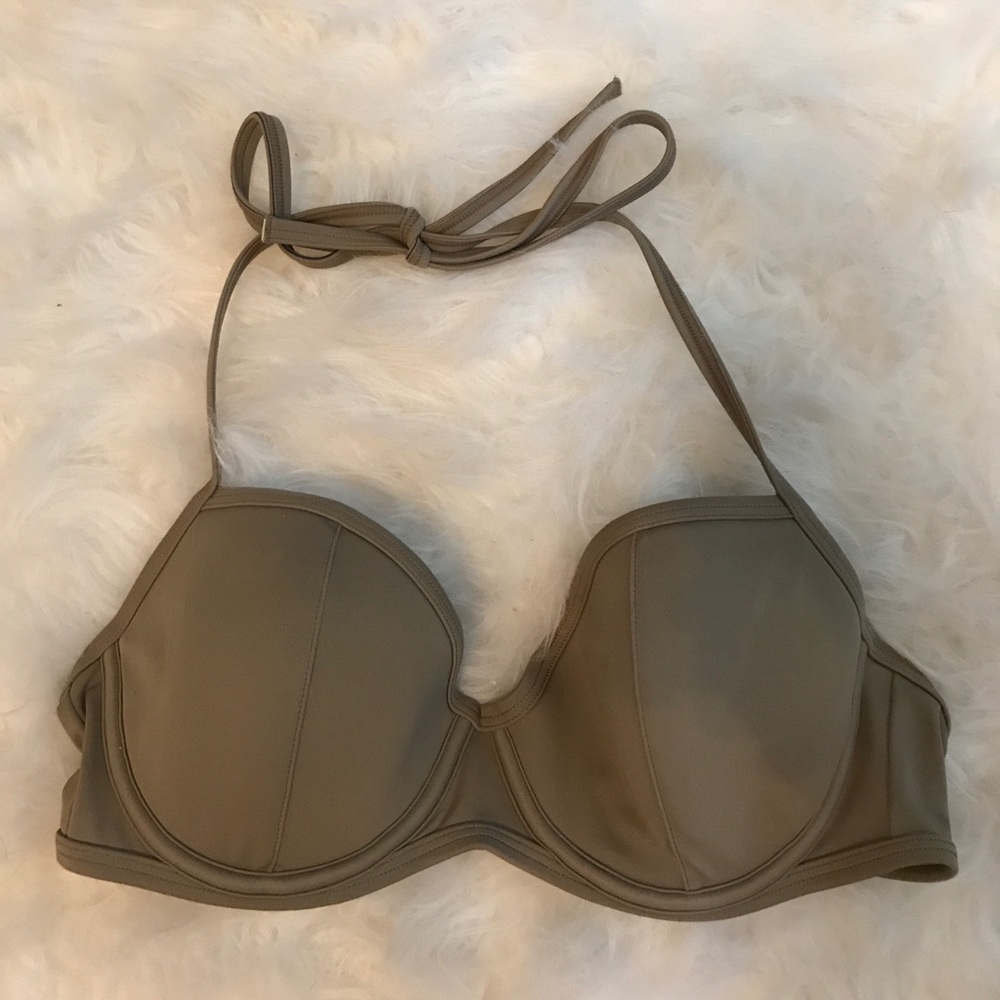 Taupe push up Victoria's secret top