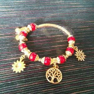 Stretchable bracelets tree of life