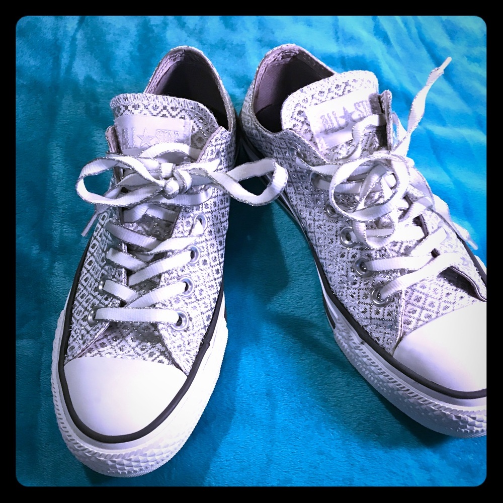 CONVERSE - Silver metallic size 6.5 (37)