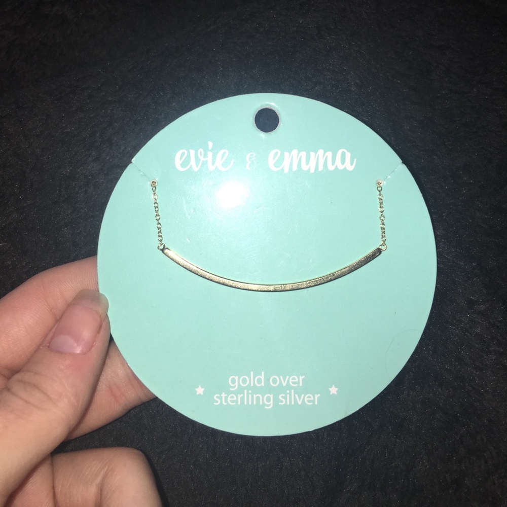 Evie and Emma gold over sterling silver necklace