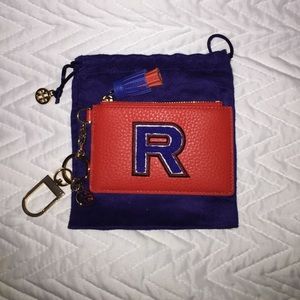 Tory Burch Card Case Key Fob
