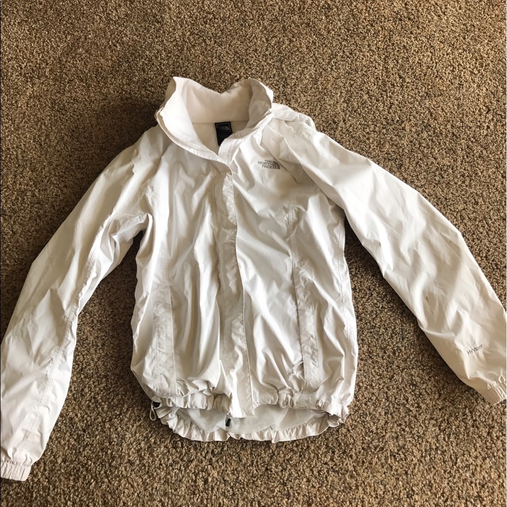 White The North Face jacket