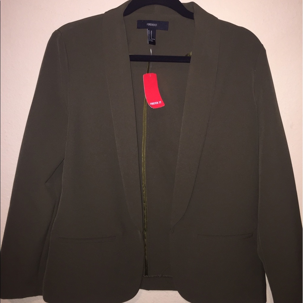 Forever 21 olive blazer