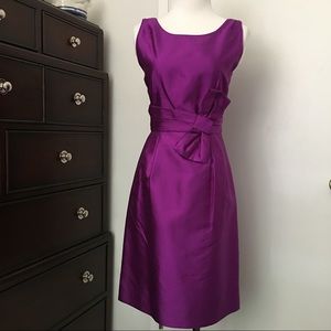 NWT Kate Spade Mademoiselle Purple Silk Dress Sz 0