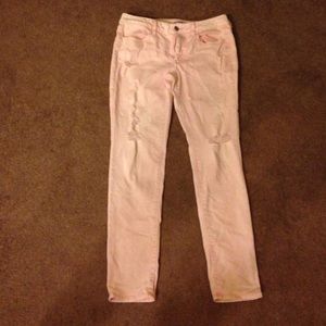 PINK skinny jeans