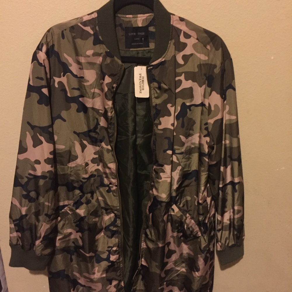 Forever 21 olive trendy jacket