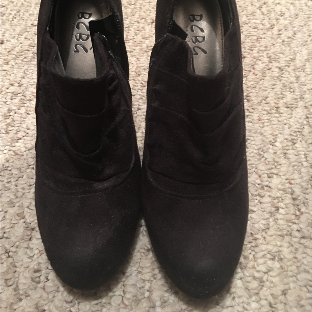 Suede heels
