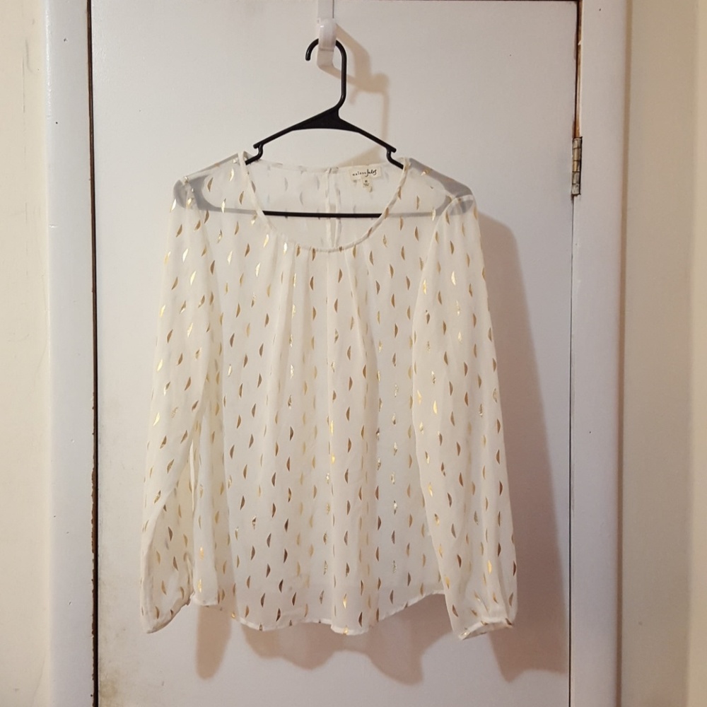 Sheer Cream Blouse