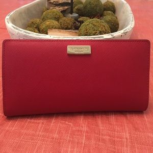 Red Kate Spade Wallet