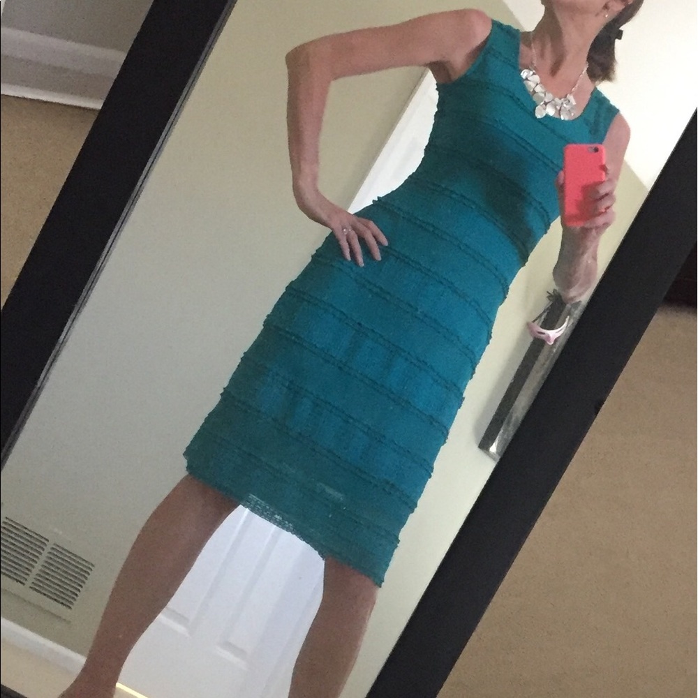 Nurture Bandage style sleeveless dress Aqua