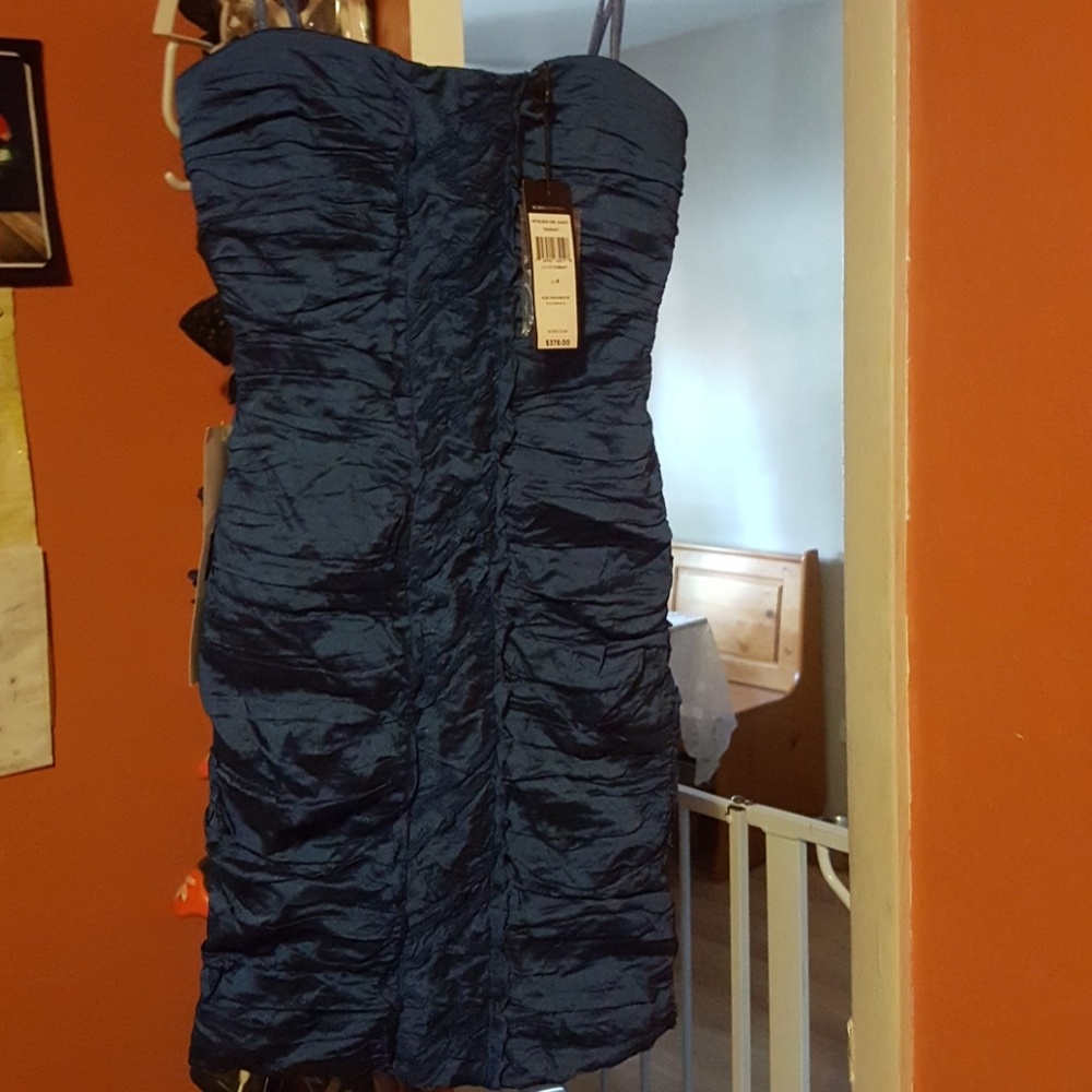Bcbg maxazria royal blue dress size 8