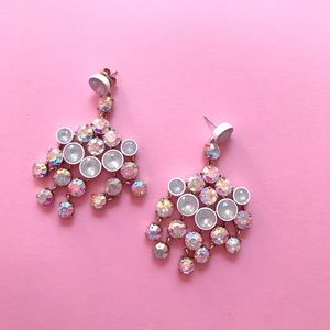 Jcrew crystal dangle earrings