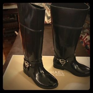 Michael Kors Fulton tall rain boots☔️