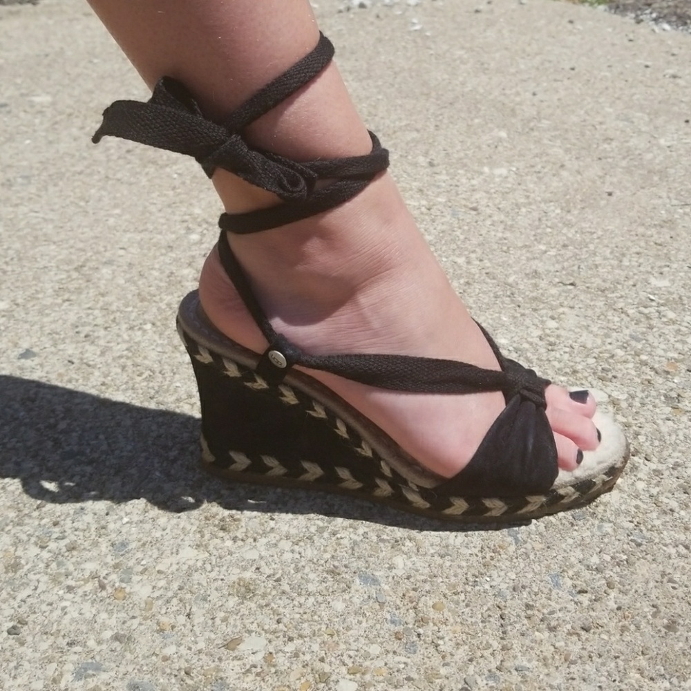 Ugg Wedge Sandals - Picture 1 of 7