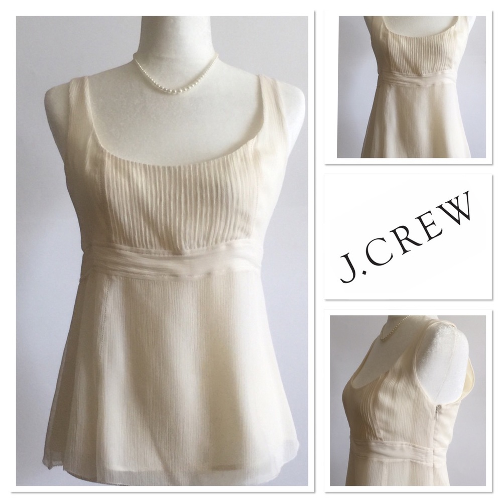 J.CREW chiffon blouse NWT