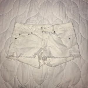 White American eagle shorts worn once