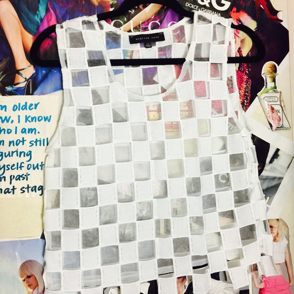 Checked Mesh Top