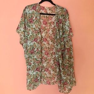 Floral Cardigan/Cover up