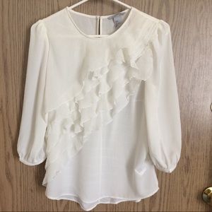 Cream blouse