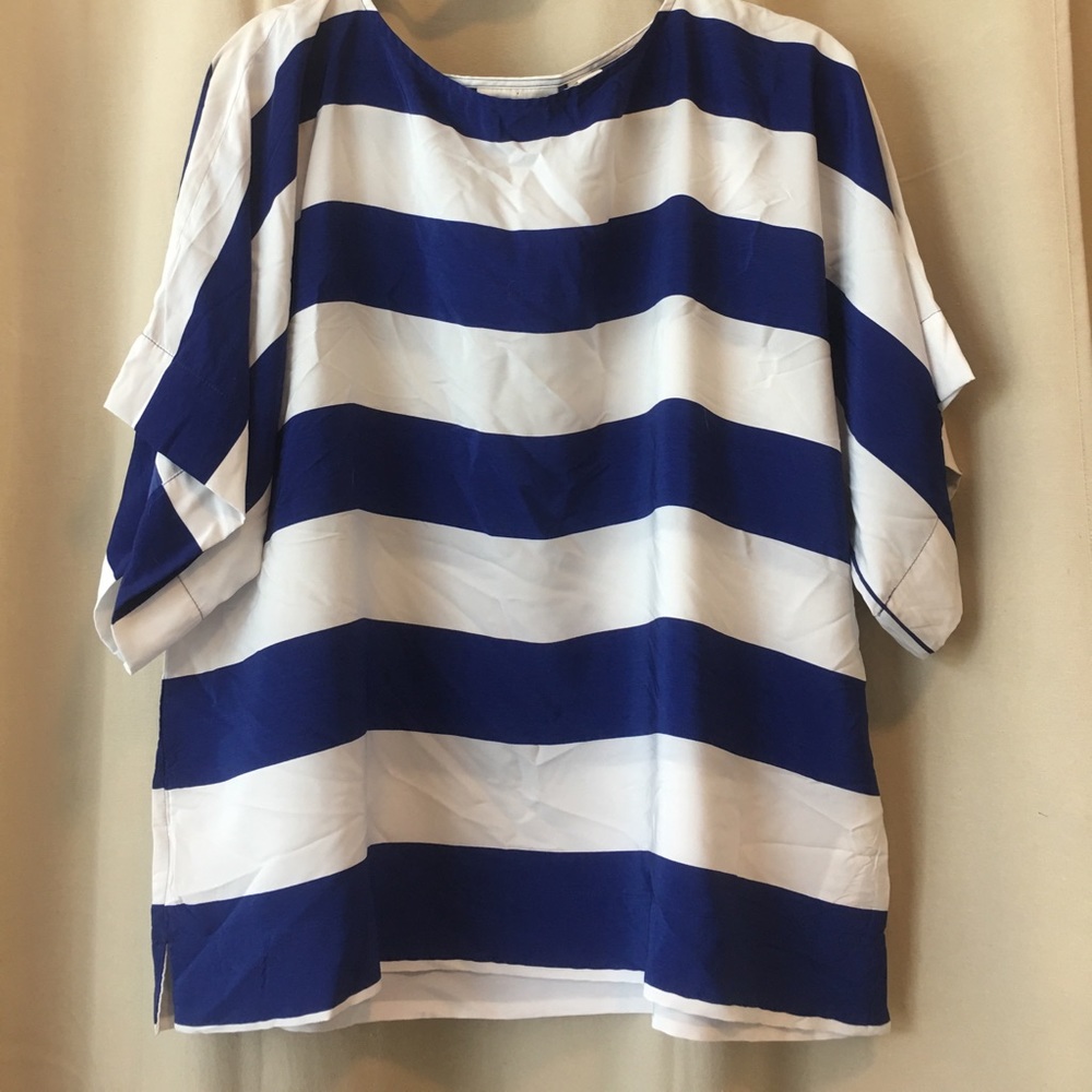 🚢 Nautical 🚢 Chico's Plus Size Top