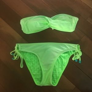 Oakley lime green bathing suit