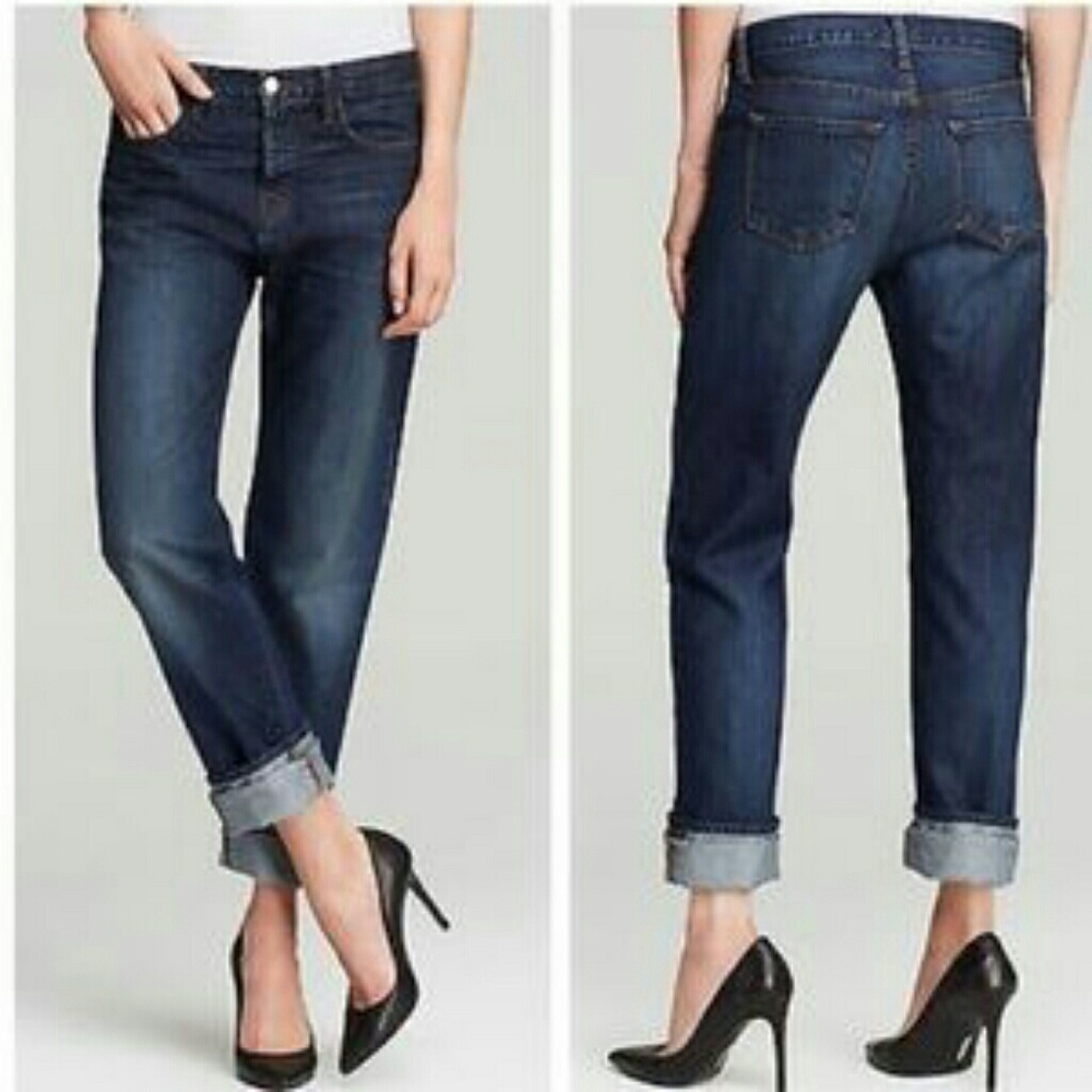 EUC J Brand Aiden Ringer Slouchy Boyfriend Jeans