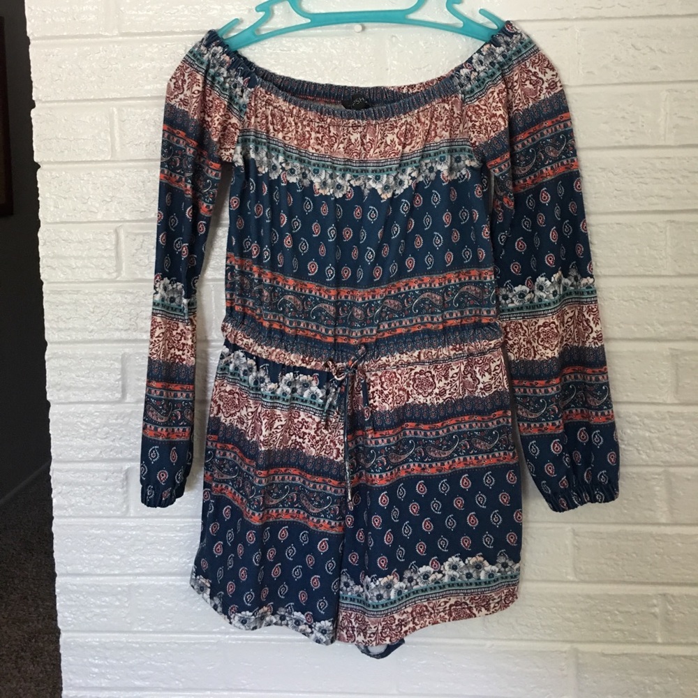 Topshop Paisley romper Sz US 4