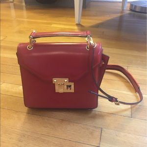Rebecca Minkoff red cross-body bag
