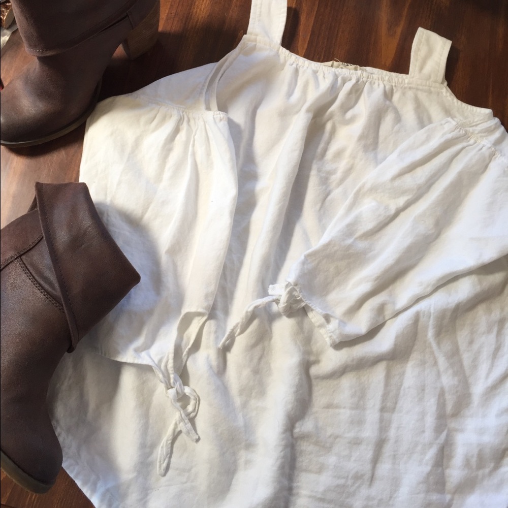 Madewell cold shoulder top