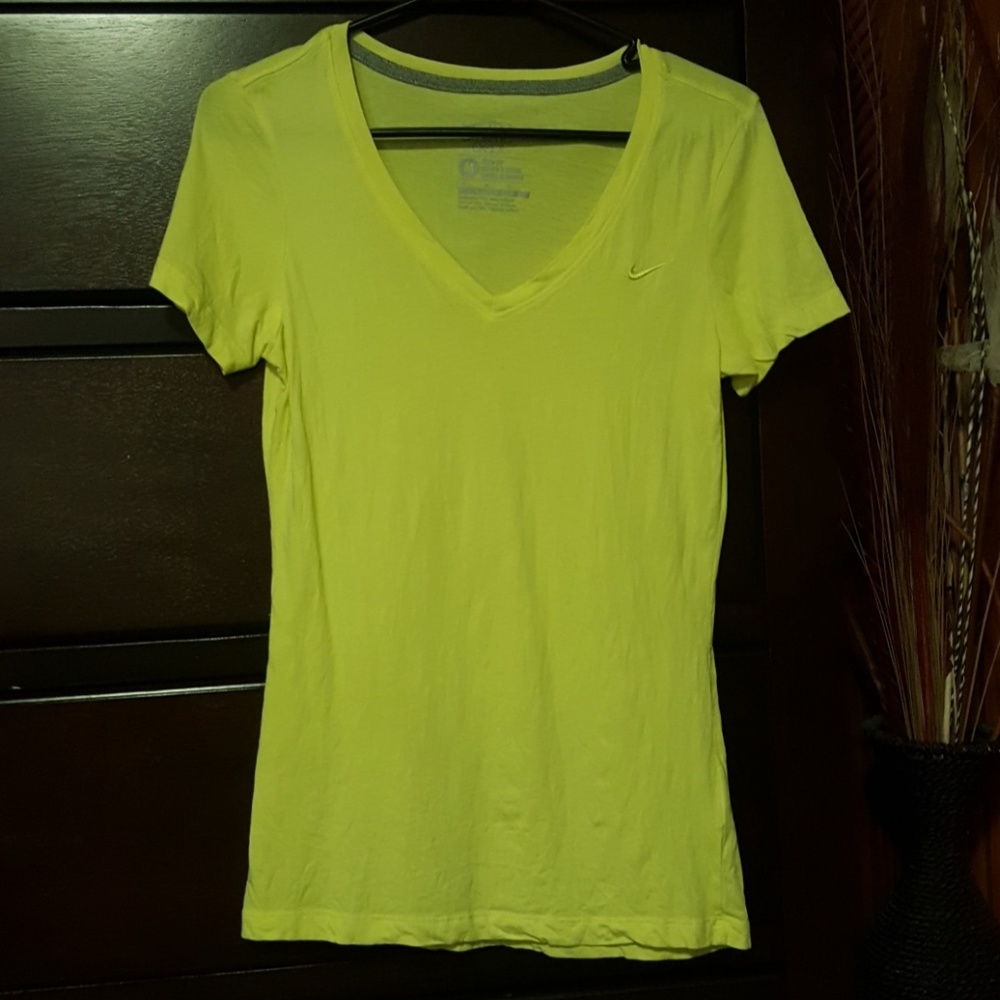 NEON nike slim fit top