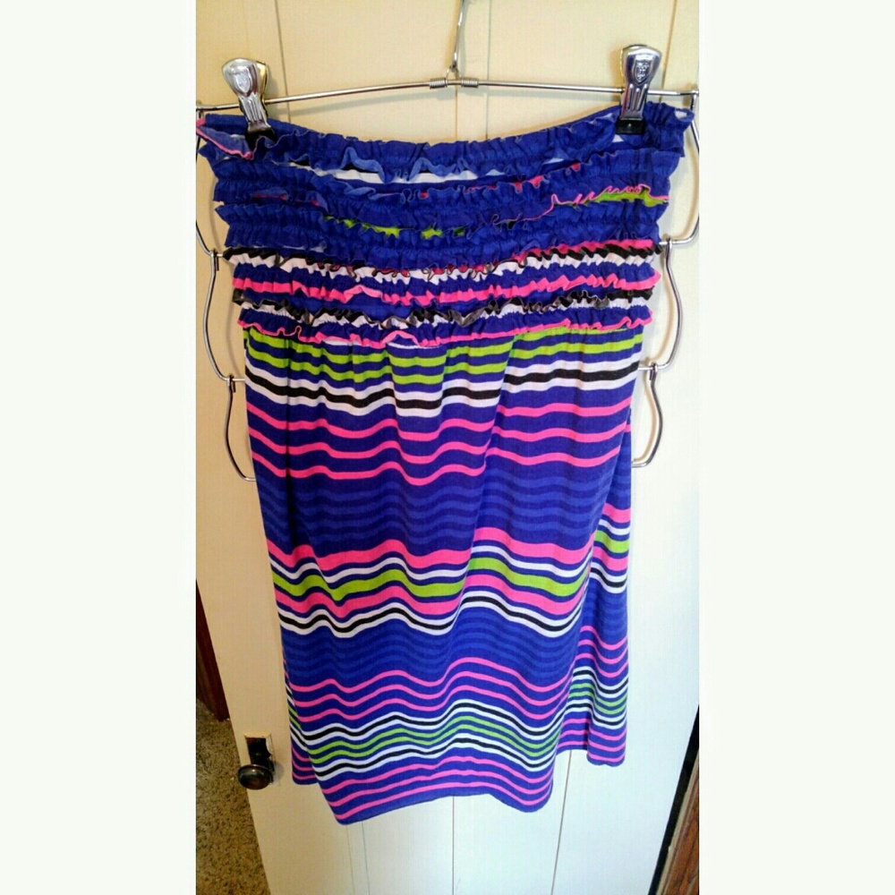 Striped Swimsuit Cover Up