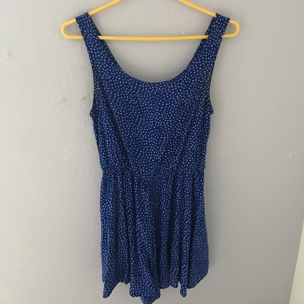 Mimichica brand blue and white romper