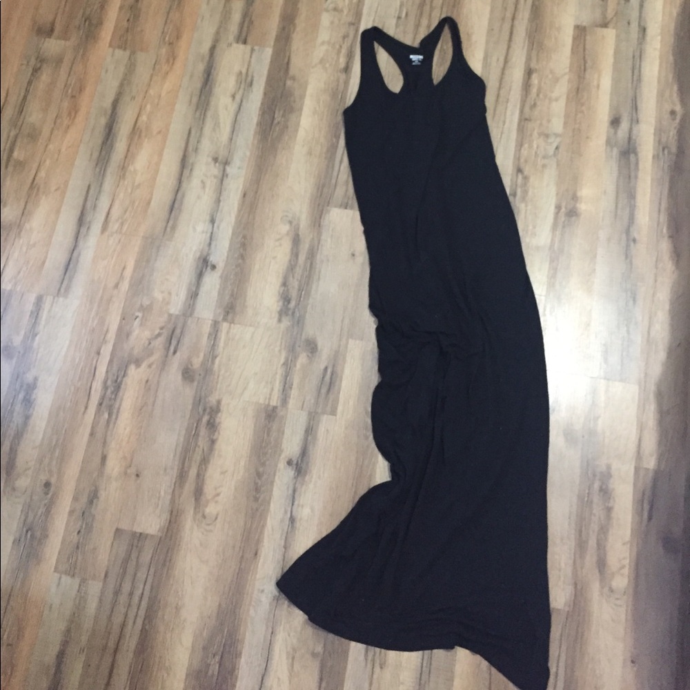 Plain maxi with side slit - Picture 1 of 4