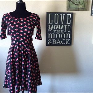 HOST PICK *UNICORN* Strawberry print Nicole dress