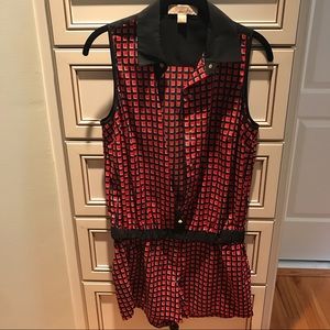 Michael kors patterned romper