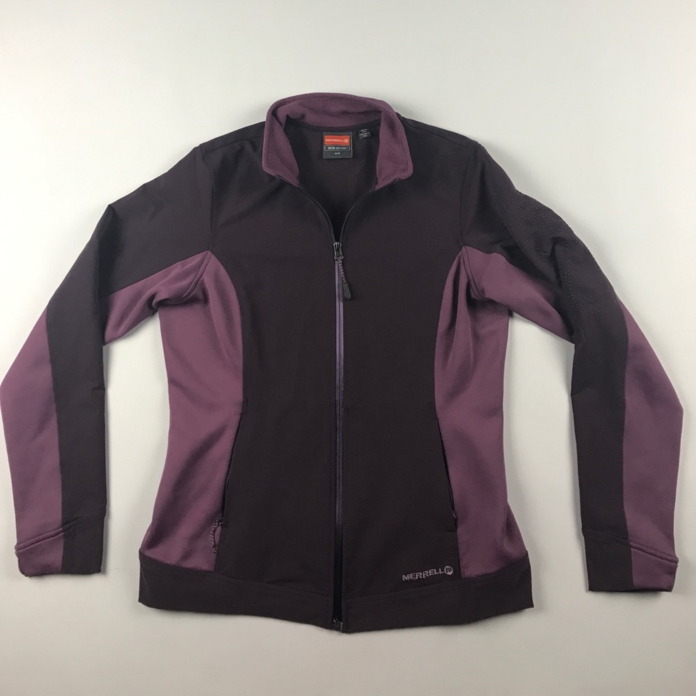 Medium Merrell Full Zip Soft Shell Jacket Purple - image 1