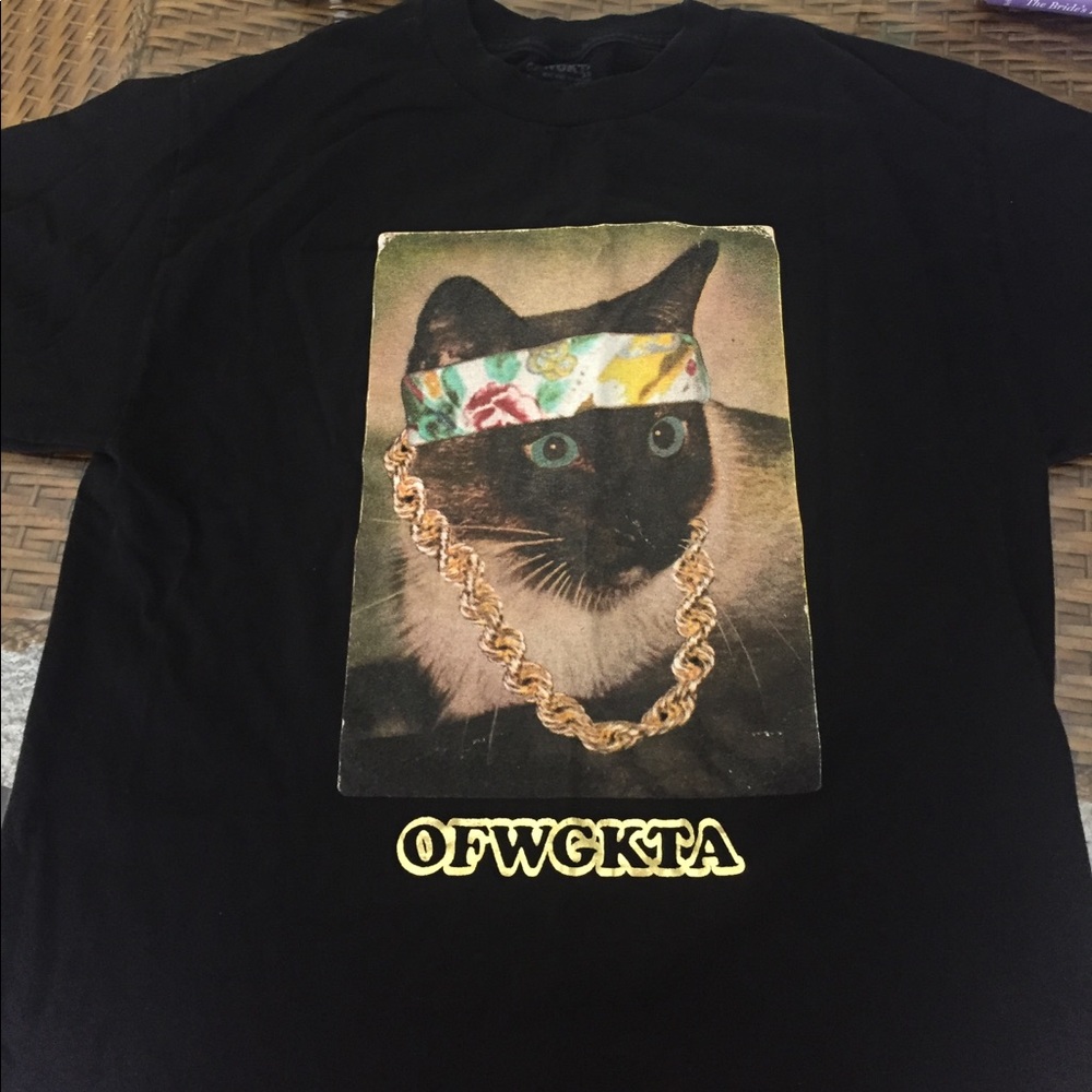 Gangster cat tee