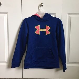 Dark Blue Girls UA hoodie